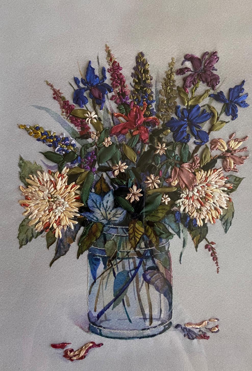 Цветы
в стеклянном стакане (из коллекции «Воспоминания о лете»)
